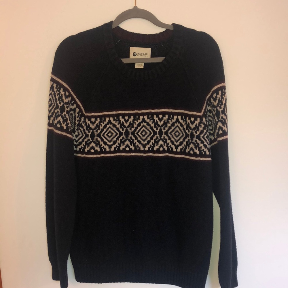 Haggar Mens Large Knit Sweater